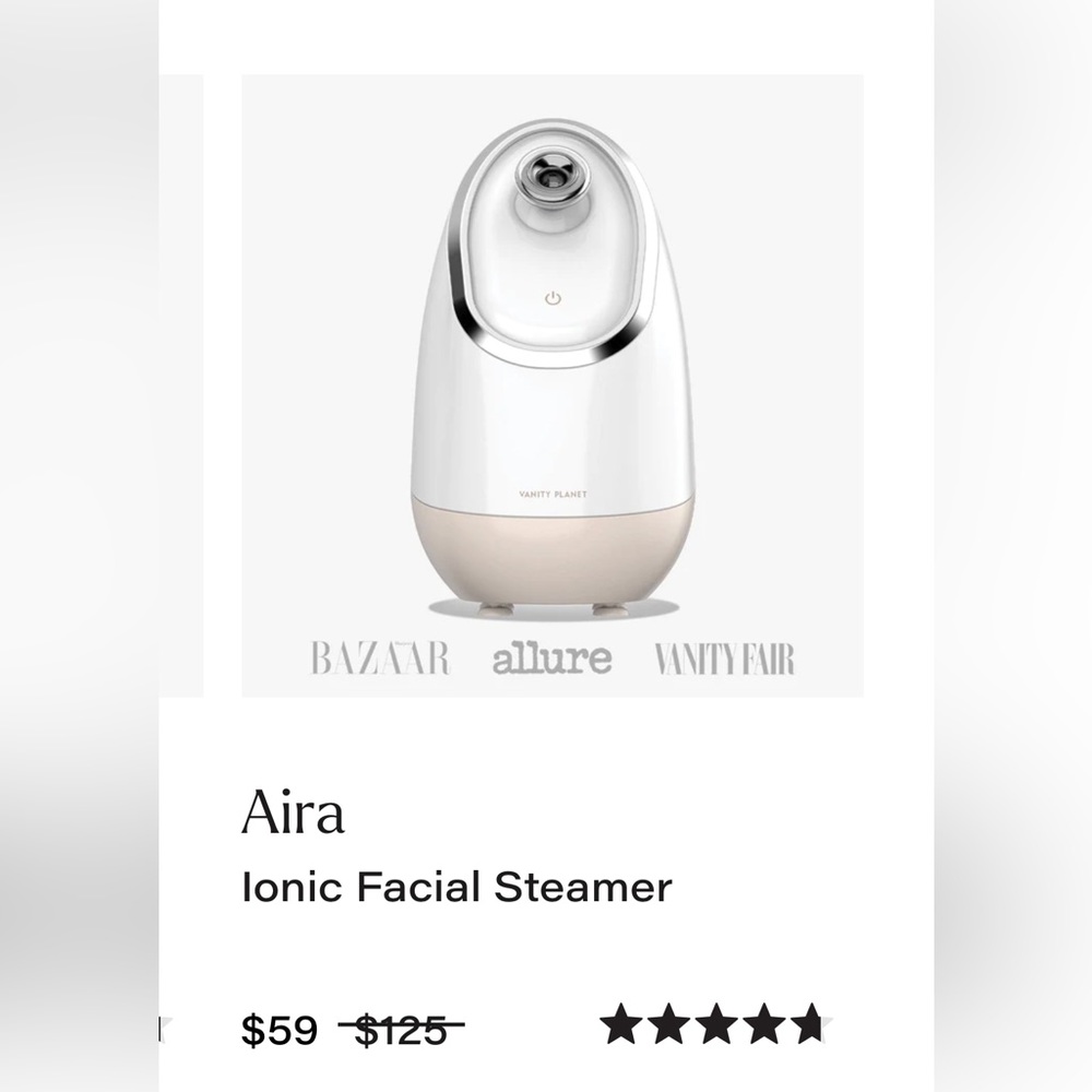 Vanity planet facial steamer brand new still in box